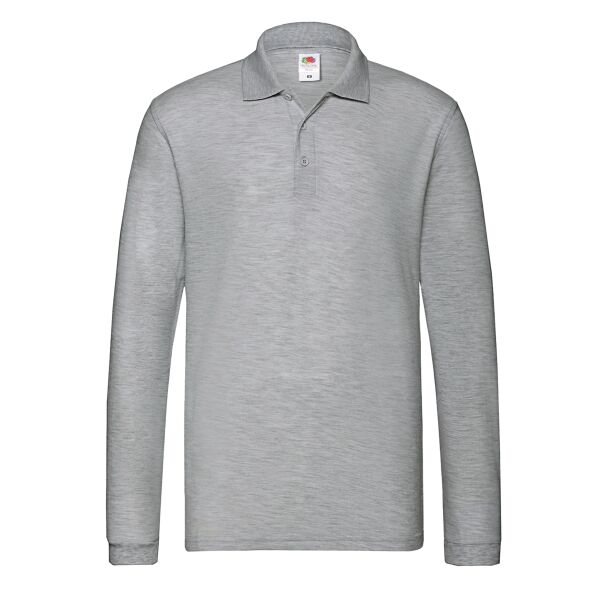 Premium long sleeve polo Thumbnail